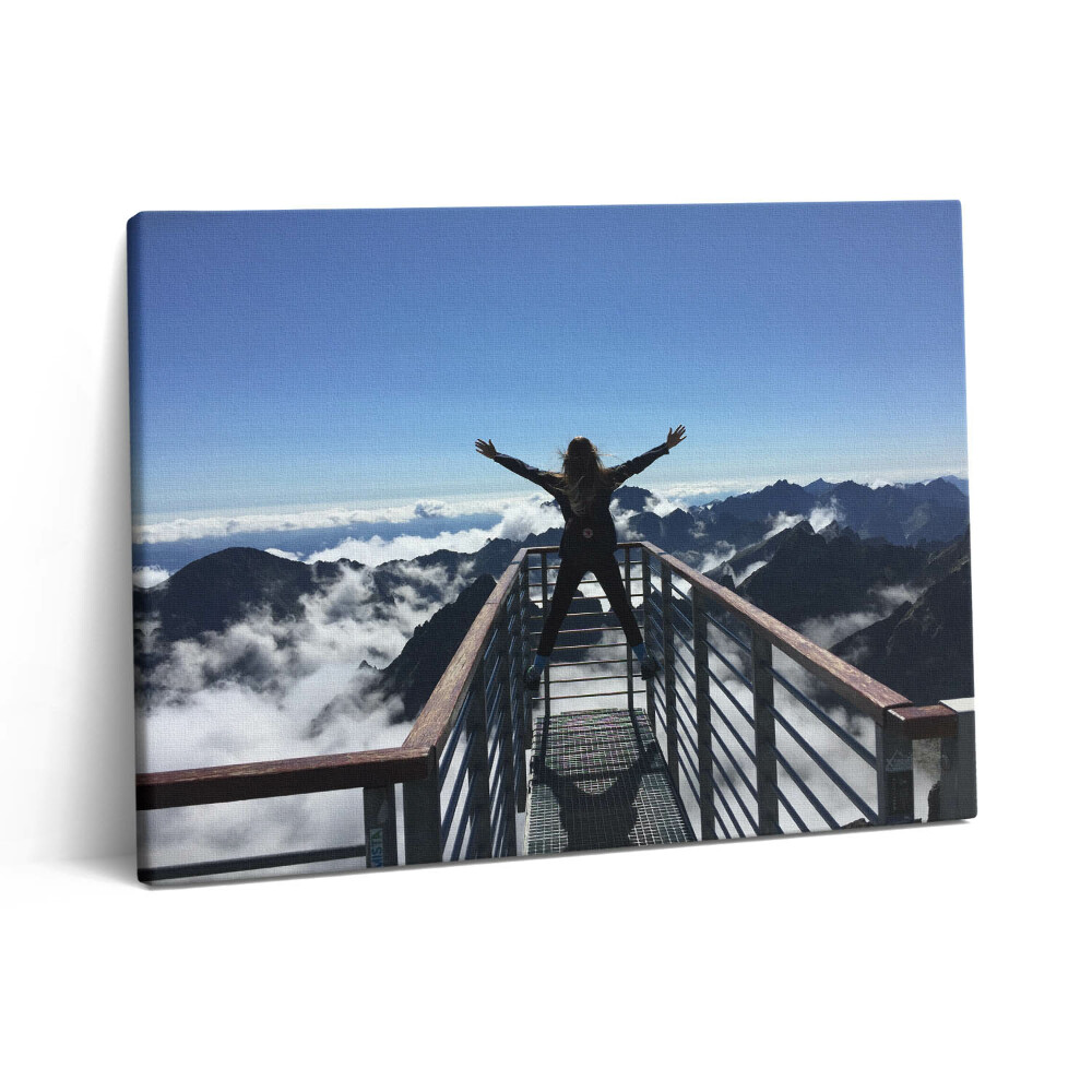 Obraz na plátně 80x60 cm Žena Tatra Slovensko