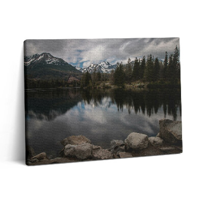 Obraz z fotografie na plátně 80x60 cm Vysoké Tatry na Slovensku