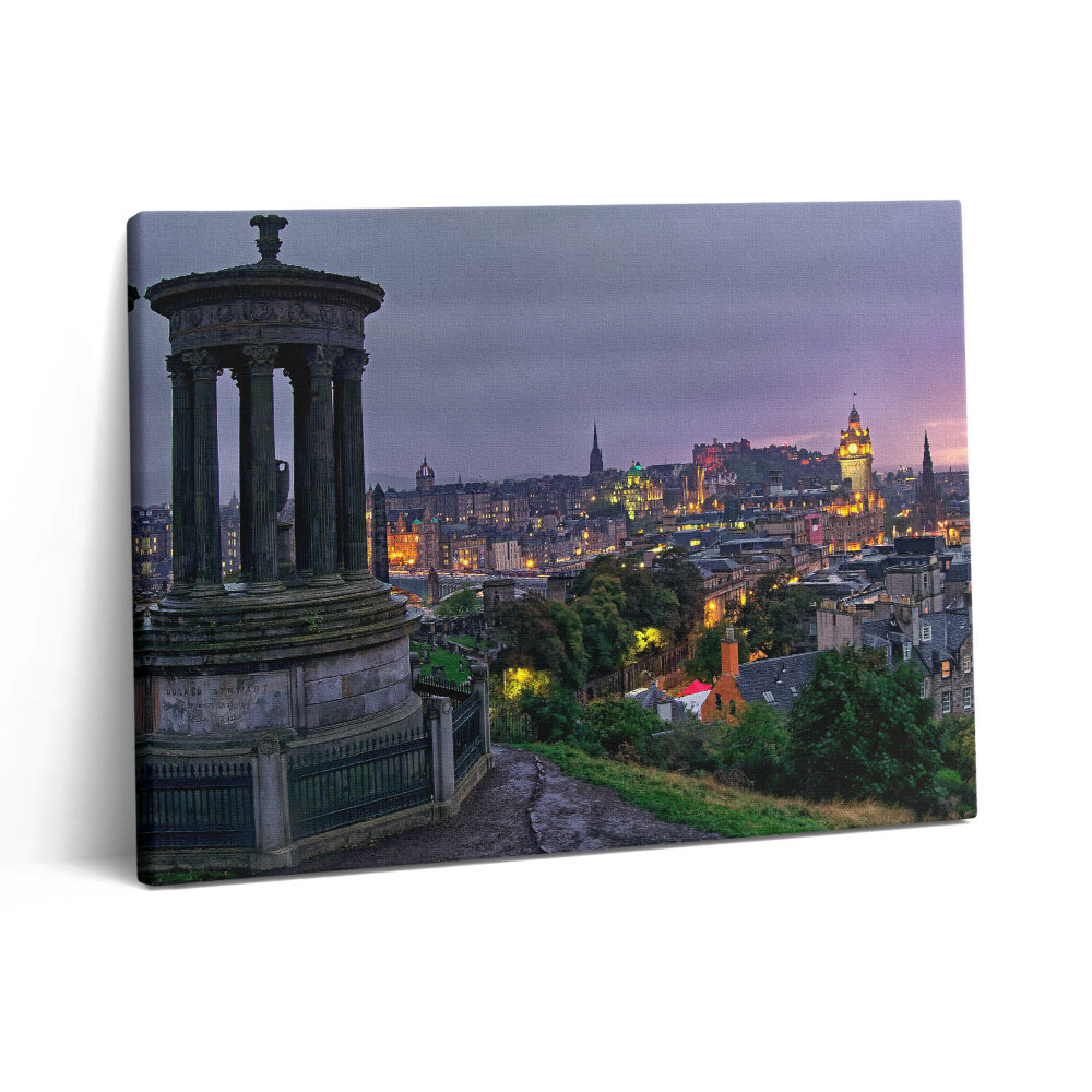Obraz na plátně 80x60 cm Pohled na Edinburgh z Calton Hill