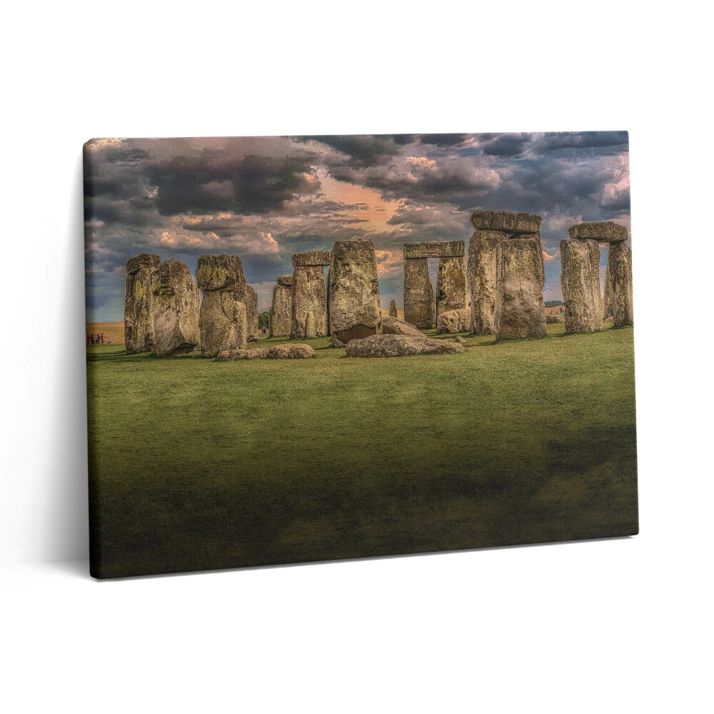 Obraz z fotografie na plátně 80x60 cm Stonehenge Nimbostratus