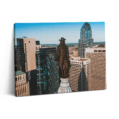 Obraz z fotografie na plátně 80x60 cm Pomník Williama Penna