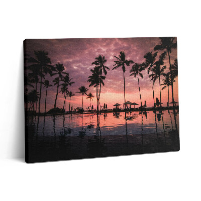 Obraz na plátně 80x60 cm Havajské palmy