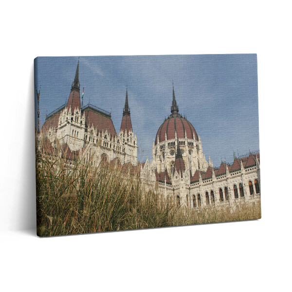 Obraz z fotografie na plátně 80x60 cm Budapešťský parlament