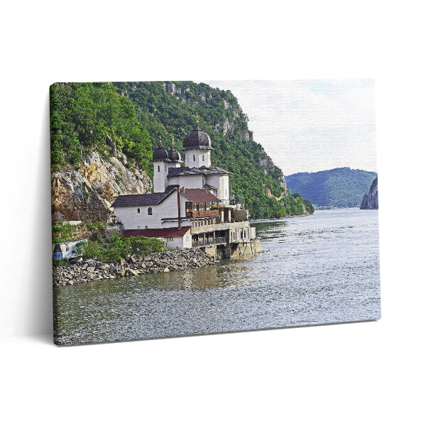 Obraz canvas 80x60 cm Kostel u vody
