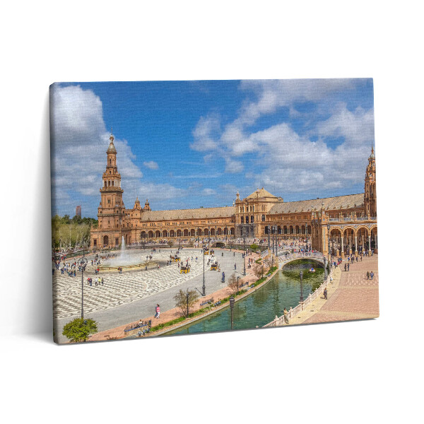 Obraz na plátně 80x60 cm Španělské náměstí v Seville