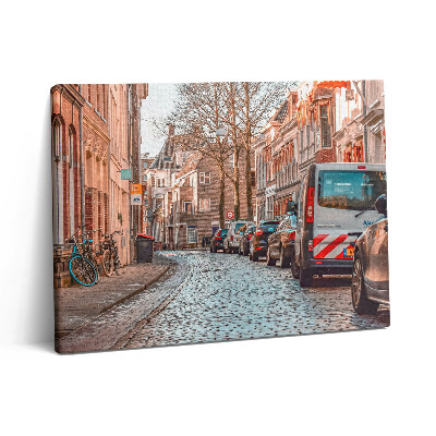 Obraz canvas 80x60 cm Městská ulice