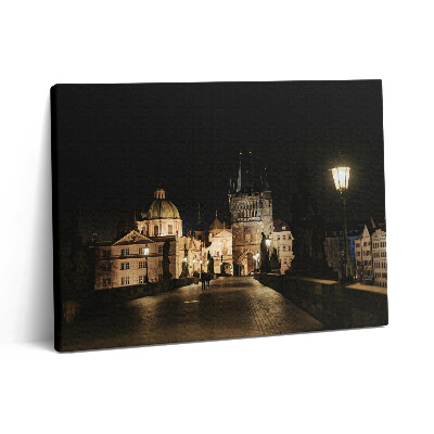 Obraz canvas 80x60 cm Karlův most v Praze