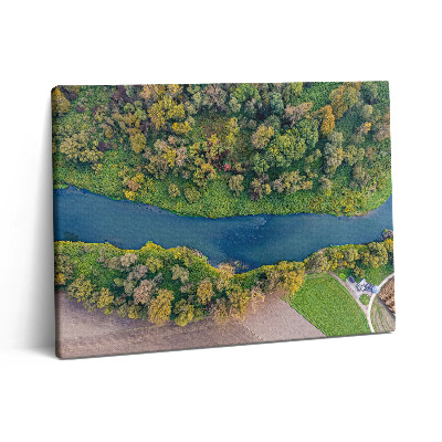 Obraz na plátně 80x60 cm Řeka Odra v České republice