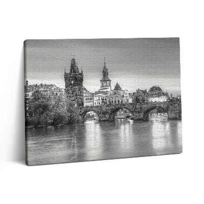 Obraz na plátně 80x60 cm Pohled na Karlův most v Praze