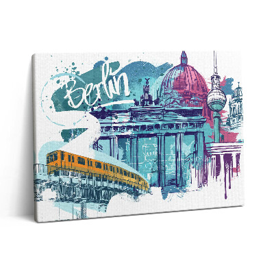 Obraz na plátně 80x60 cm Cestování po Berlíně