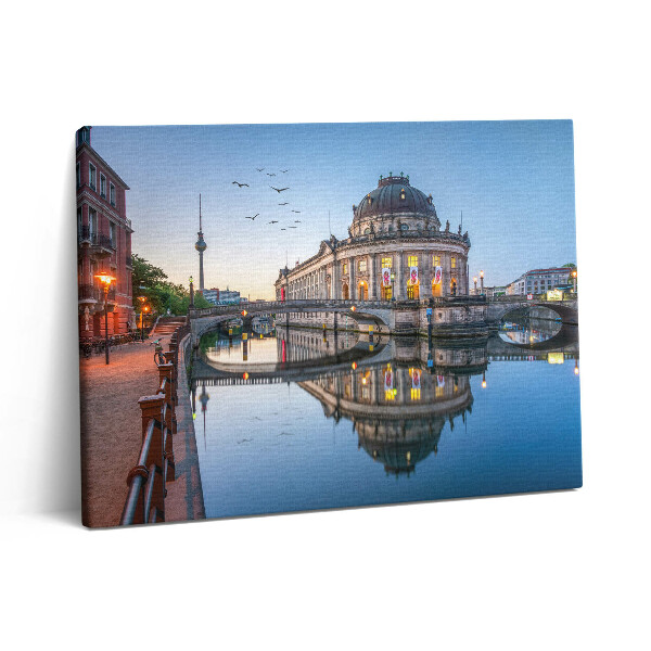 Obraz z fotografie na plátně 80x60 cm Bodeho muzeum v Berlíně