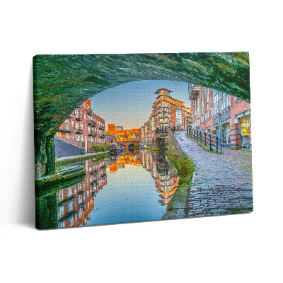 Obraz canvas 80x60 cm Západ slunce v Birminghamu, Anglie