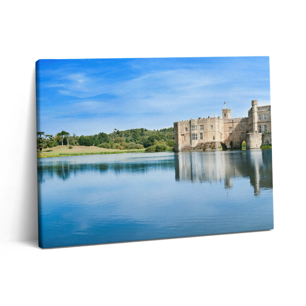 Obraz z fotografie na plátně 80x60 cm Hrad Leeds v Anglii