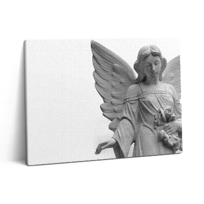 Obraz z fotografie na plátně 80x60 cm Socha anděla s křídly