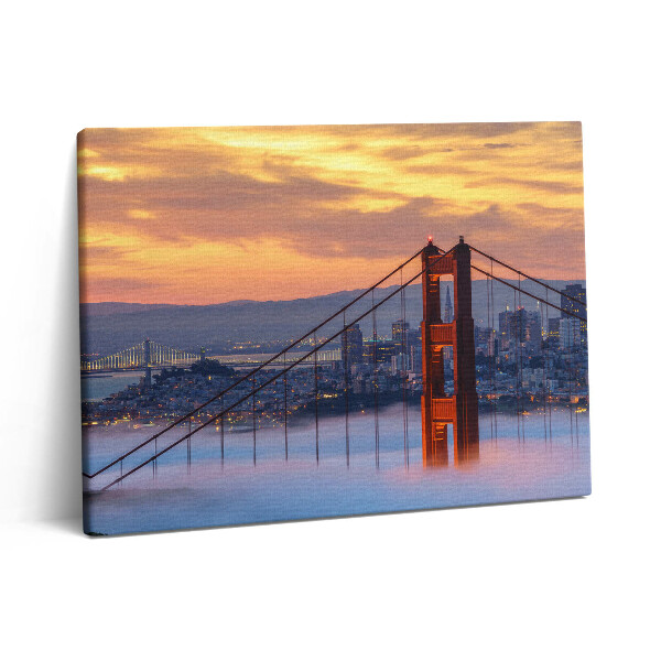 Obraz na plátně 80x60 cm Sanfranciský most