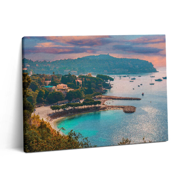 Obraz na plátně 80x60 cm Pohled na Francouzskou riviéru