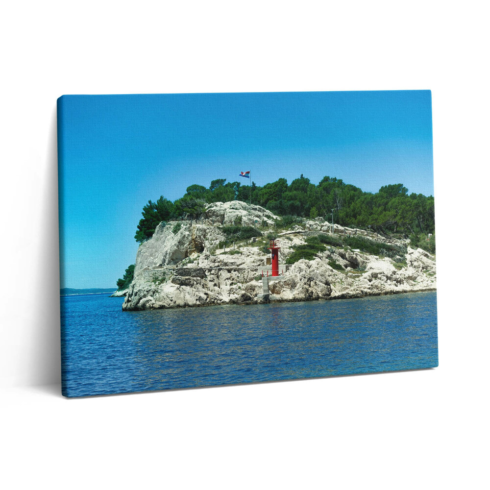 Obraz na plátně 80x60 cm Split Chorvatsko Malebná trasa