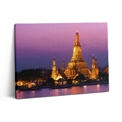 Obraz na plátně 80x60 cm Chrám v thajském Bangkoku
