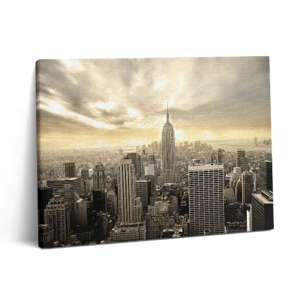 Obraz canvas 80x60 cm Panorama Empire State Building