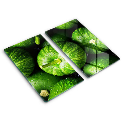 Ochranná deska za plynový sporák 2 sztuki Zelené dýně