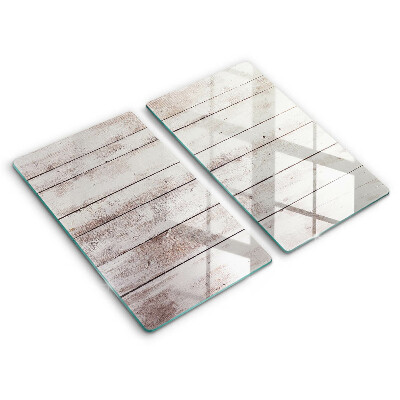 Sklo za varnou desku 2 sztuki Staré dřevěné desky