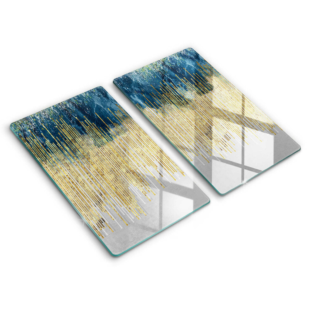 Sklo za varnou desku 2 sztuki Designová abstrakce