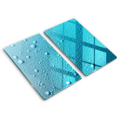 Deska za sporák 2 sztuki Kapky vody