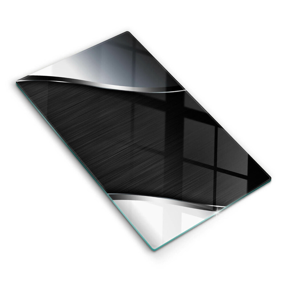 Sklo za varnou desku Kovová abstrakce