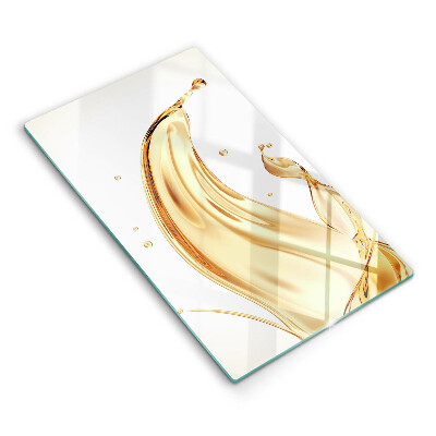 Skleněná deska za sporák Olivový olej