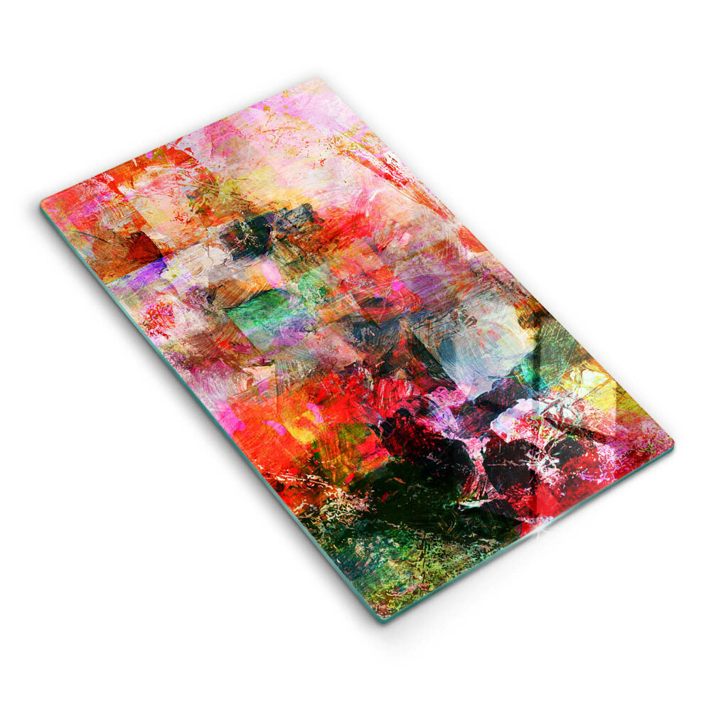 Sklo za varnou desku Malířská abstrakce