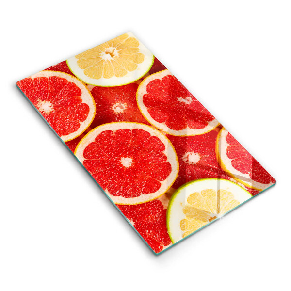 Sklo za varnou desku Plátky grapefruitu