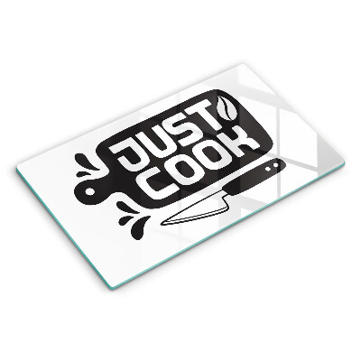 Kryt na varnou desku Kuchyňský nápis Jen vařit