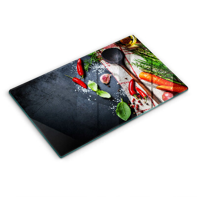 Ochranná deska za plynový sporák Kuchyňské jídlo