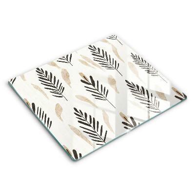 Krycí deska na sporák 60x52 cm Boho rostliny