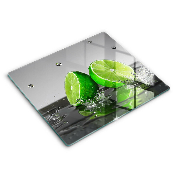 Kryt na sklokeramickou desku 60x52 cm Šťavnaté limetky a voda
