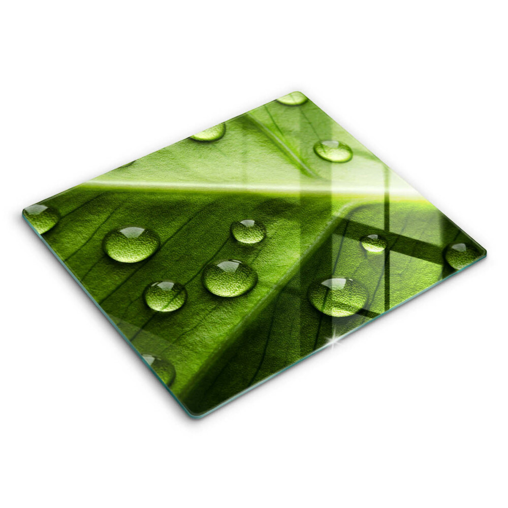 Krycí deska na sporák 60x52 cm Příroda rosa a list