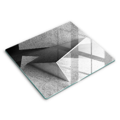 Ochranná deska za sporák 60x52 cm Betonová abstrakce