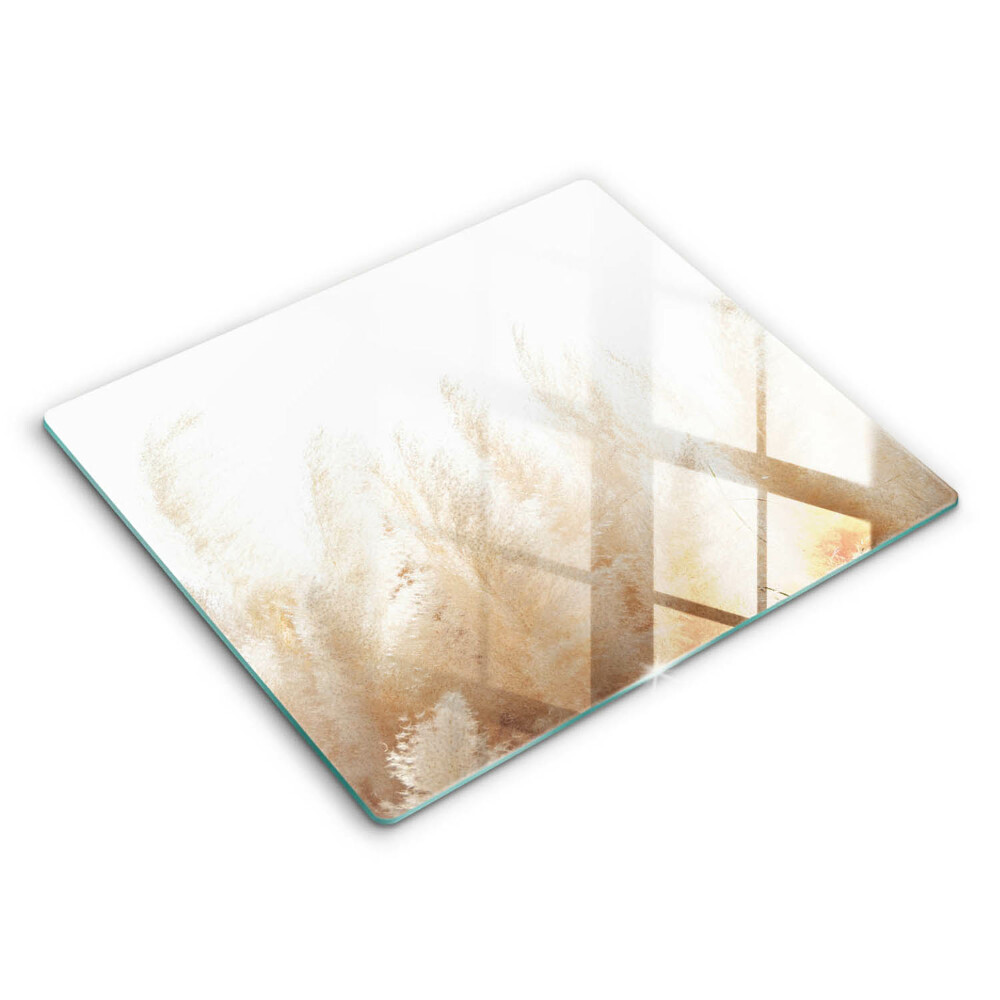 Ochranná deska za sporák 60x52 cm Tráva pampas