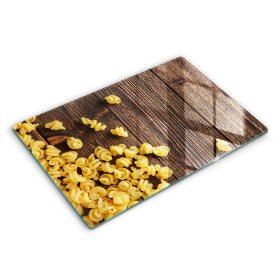 Kryt na sklokeramickou desku 80x52 cm Těstoviny na stole