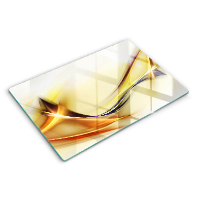 Kryt na indukční desku 80x52 cm Abstraktní linie světla