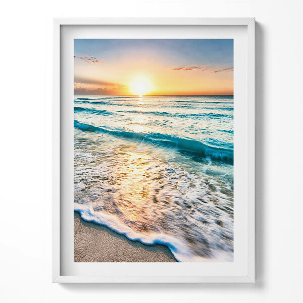 Obraz v rámu Pláž mořský písek