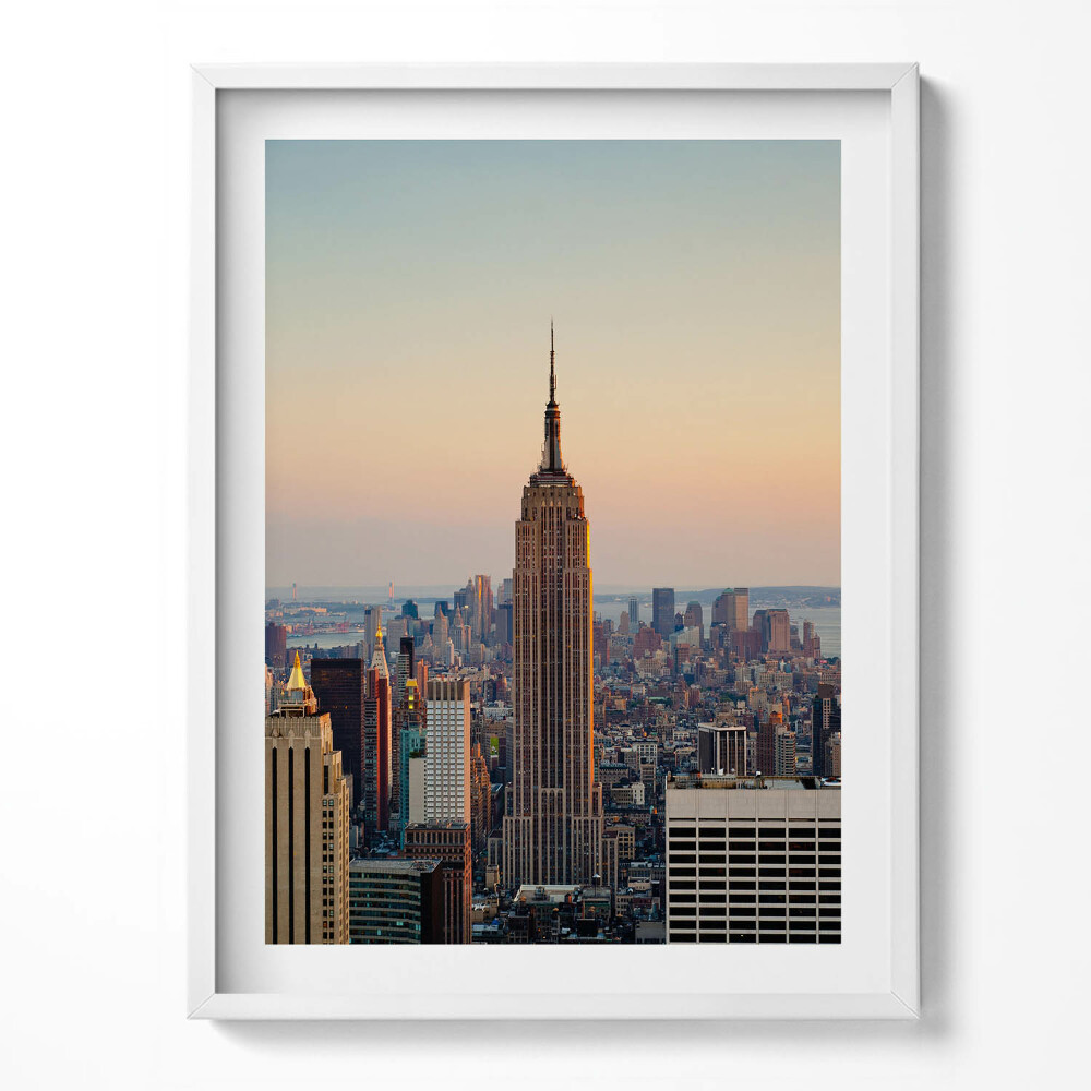 Obraz v rámu Panorama New Yorku