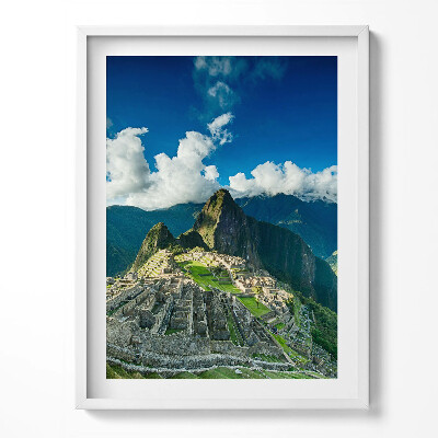 Obraz v rámu Pohled na Machu Picchu