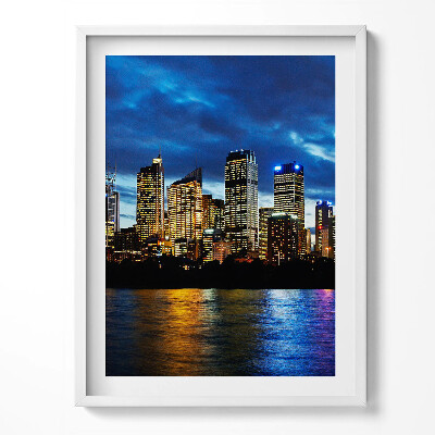 Obraz v rámu Večerní procházka v Sydney