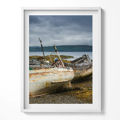 Obraz v rámu Salen Bay a lodě