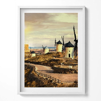 Obraz v rámu Cosuegra větrné mlýny