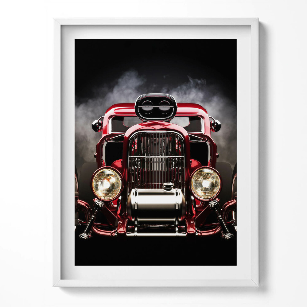 Obraz v rámu Staré veteránské auto