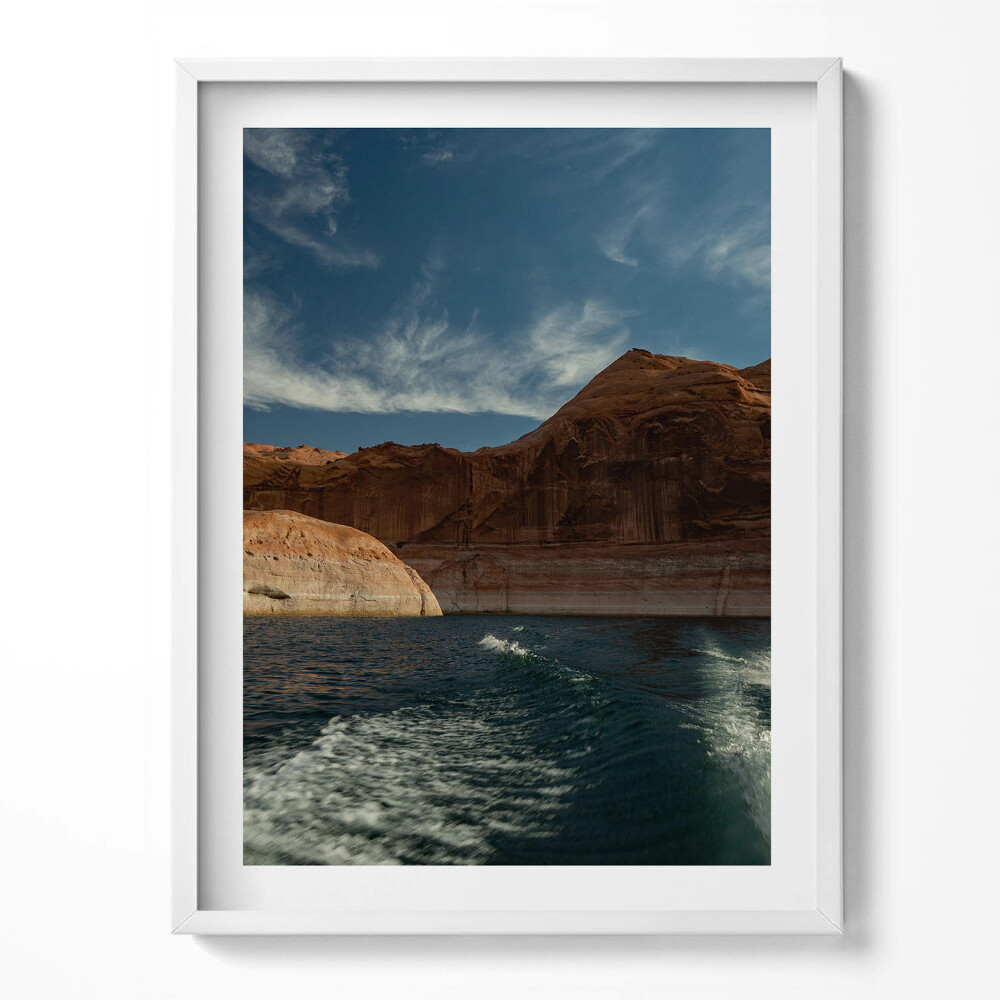 Obraz v rámu Osoba vodní lyžování