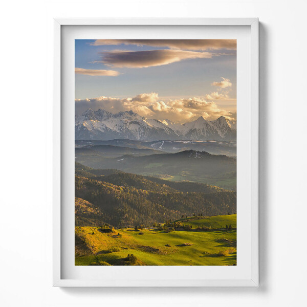 Obraz v rámu Pieniny Wysoki Wierch