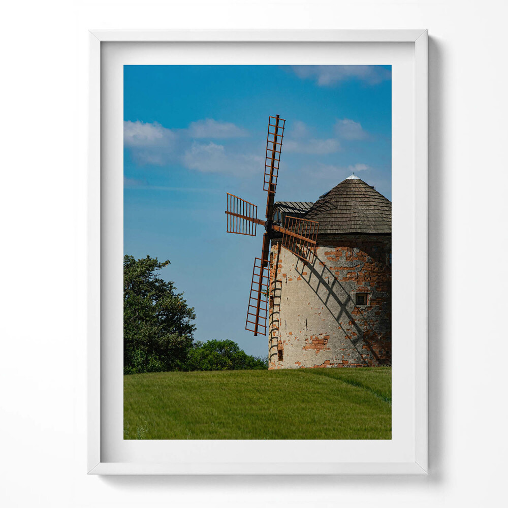 Obraz v rámu Moravský větrný mlýn